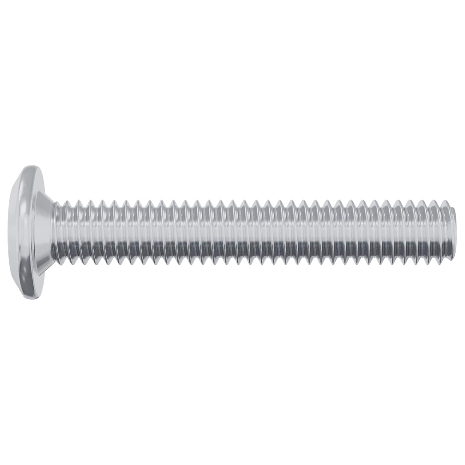 Päätylukitusruuvi 12 Pcs Hopea M6 X 35 Mm Teräs