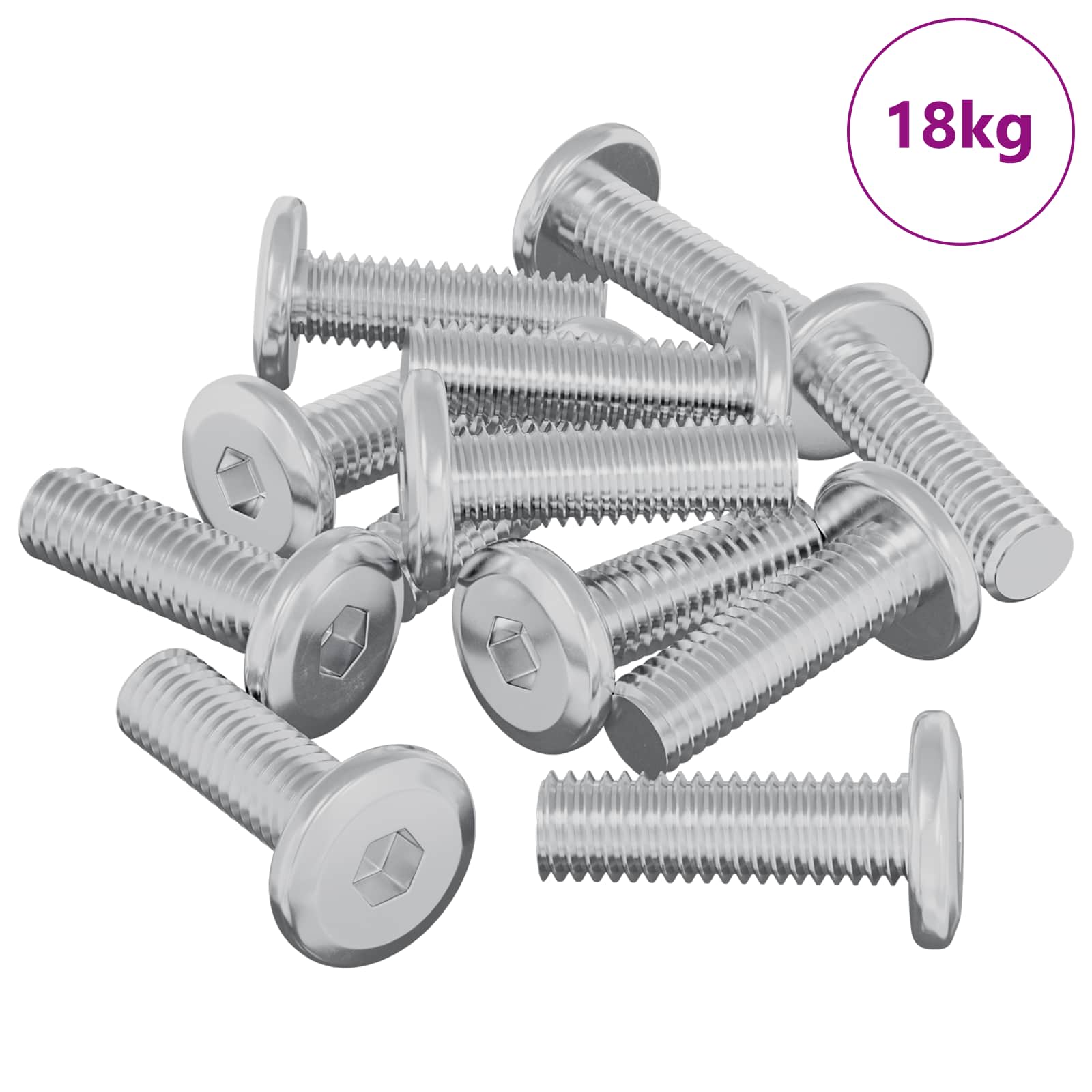 Ruuvi 1593 Pcs Hopea 8 X 25 Mm Teräs