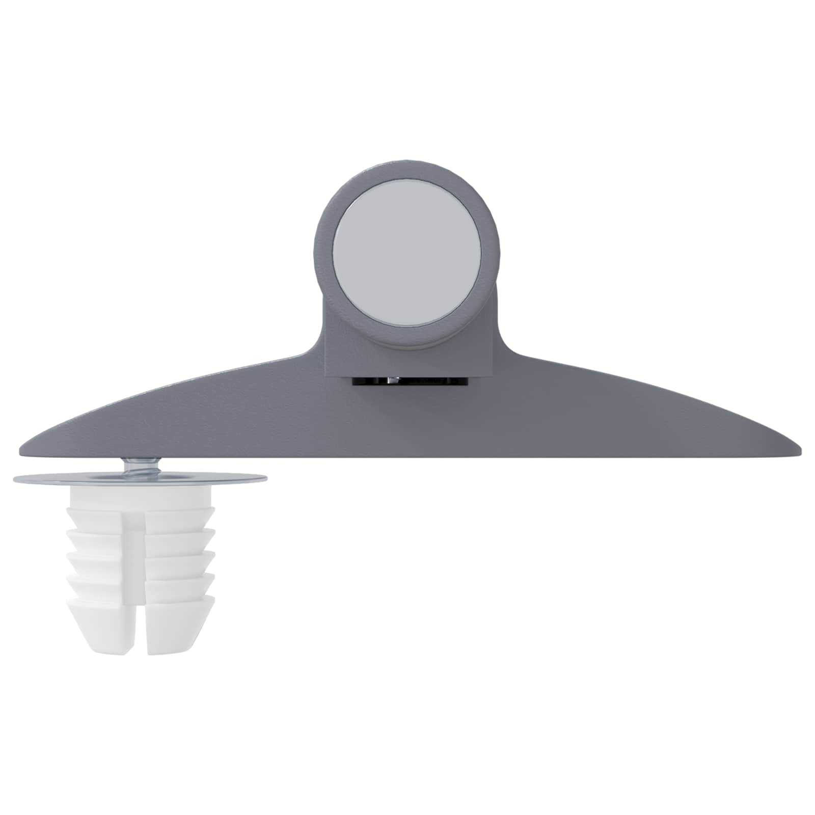 Pehmeä Sulkeutuva Vaimennin 2 Pcs Harmaa 125 X 47 X 15 Mm Pp