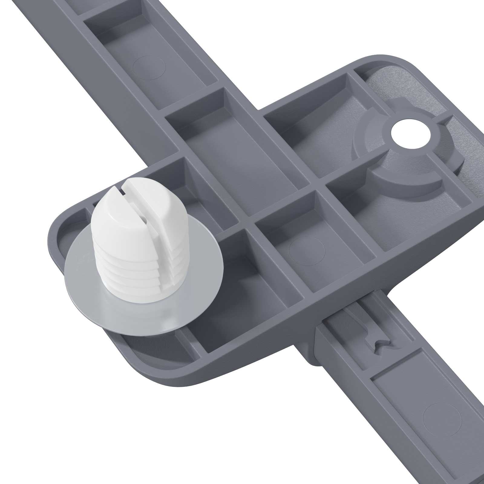 Pehmeä Sulkeutuva Vaimennin 12 Pcs Harmaa 125 X 47 X 15 Mm Pp