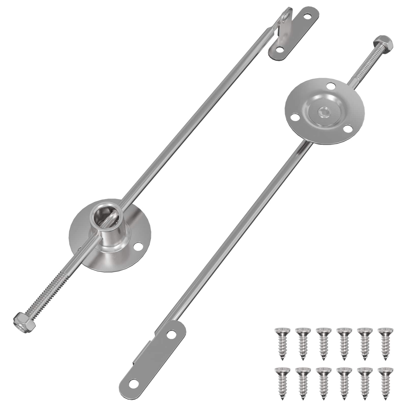 Vetojänteitä 2 Pcs Hopea 190 Mm Rauta