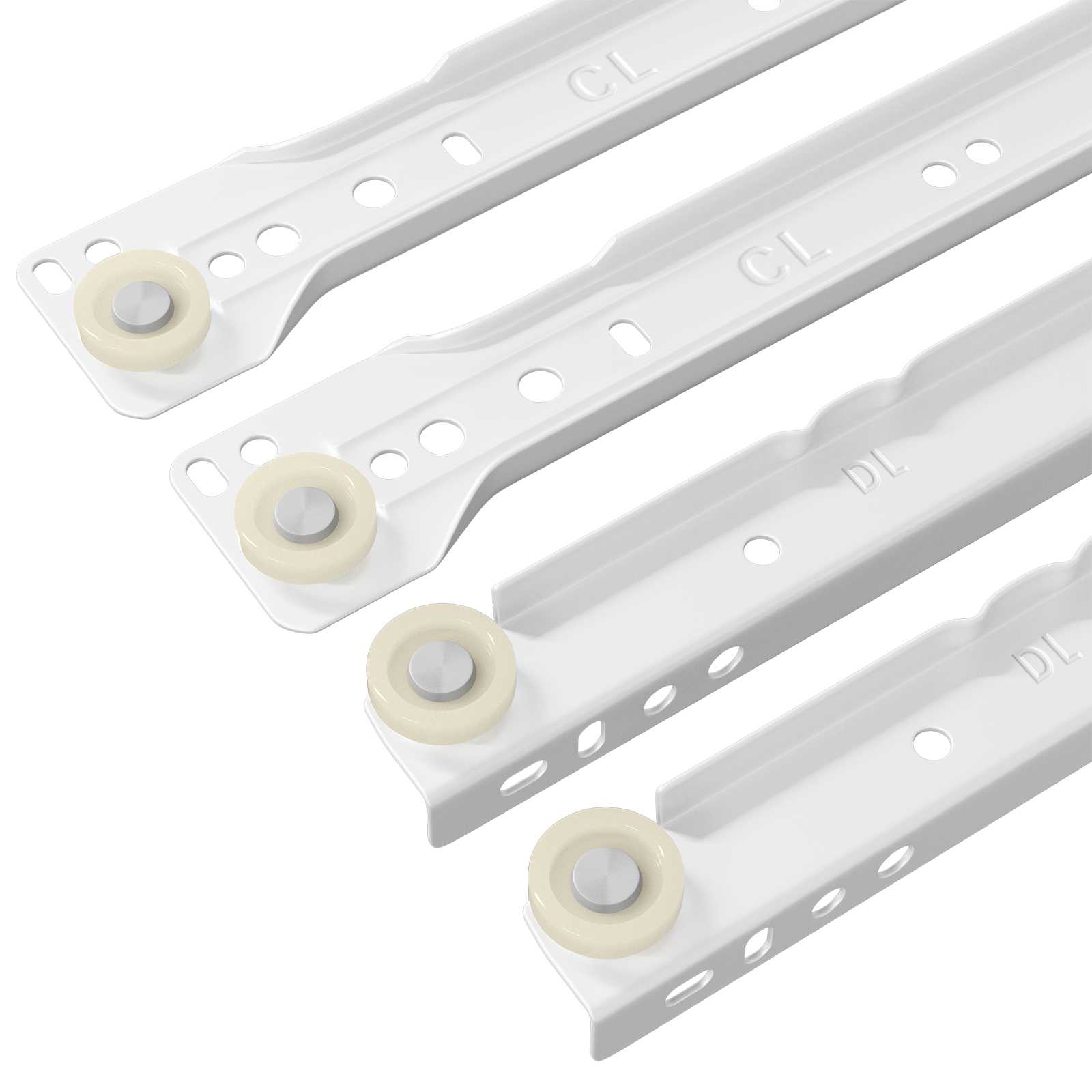 Laatikkosanka 12 Pcs Valkoinen 250 Mm Teräs