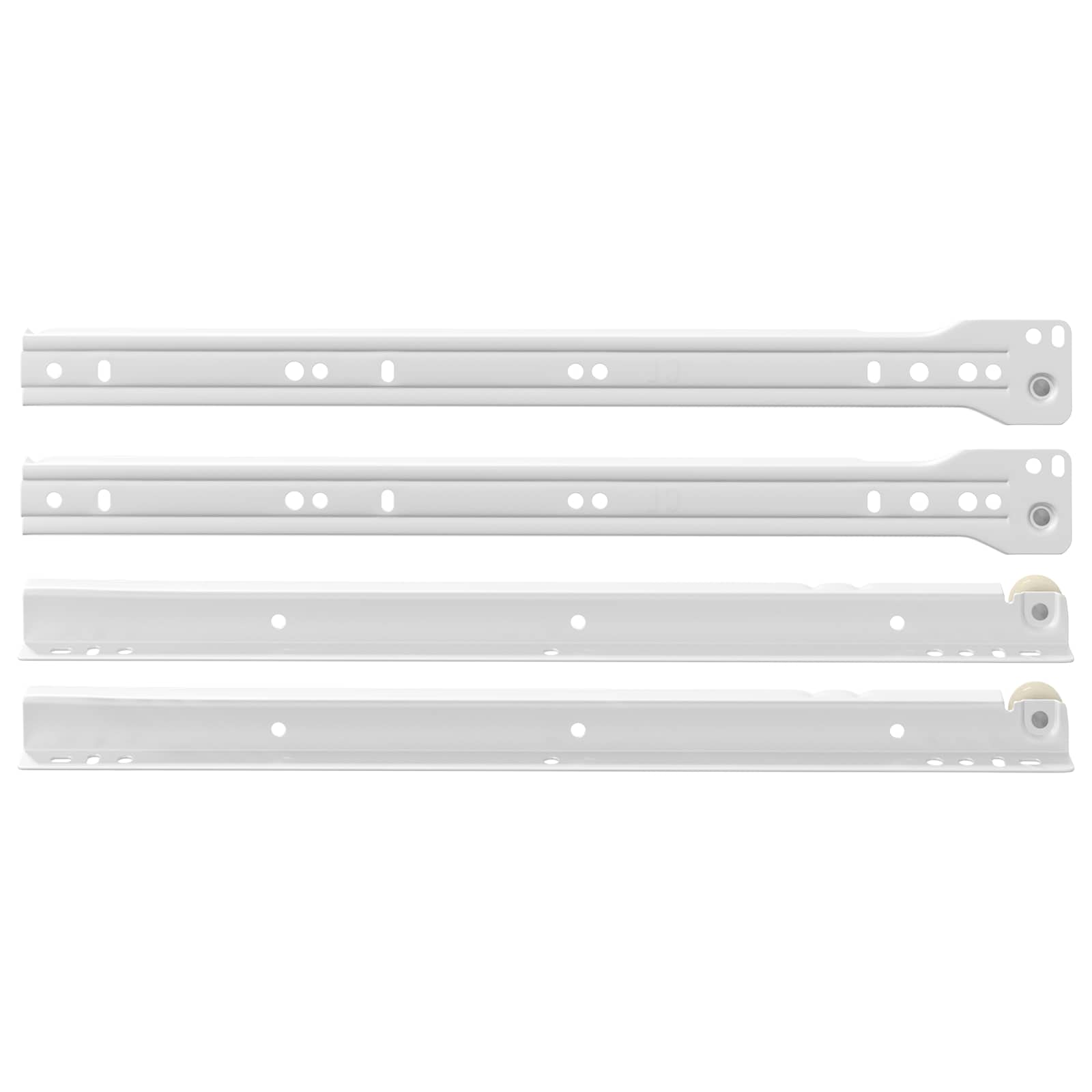 Laatikkosanka 2 Pcs Valkoinen 350 Mm Teräs