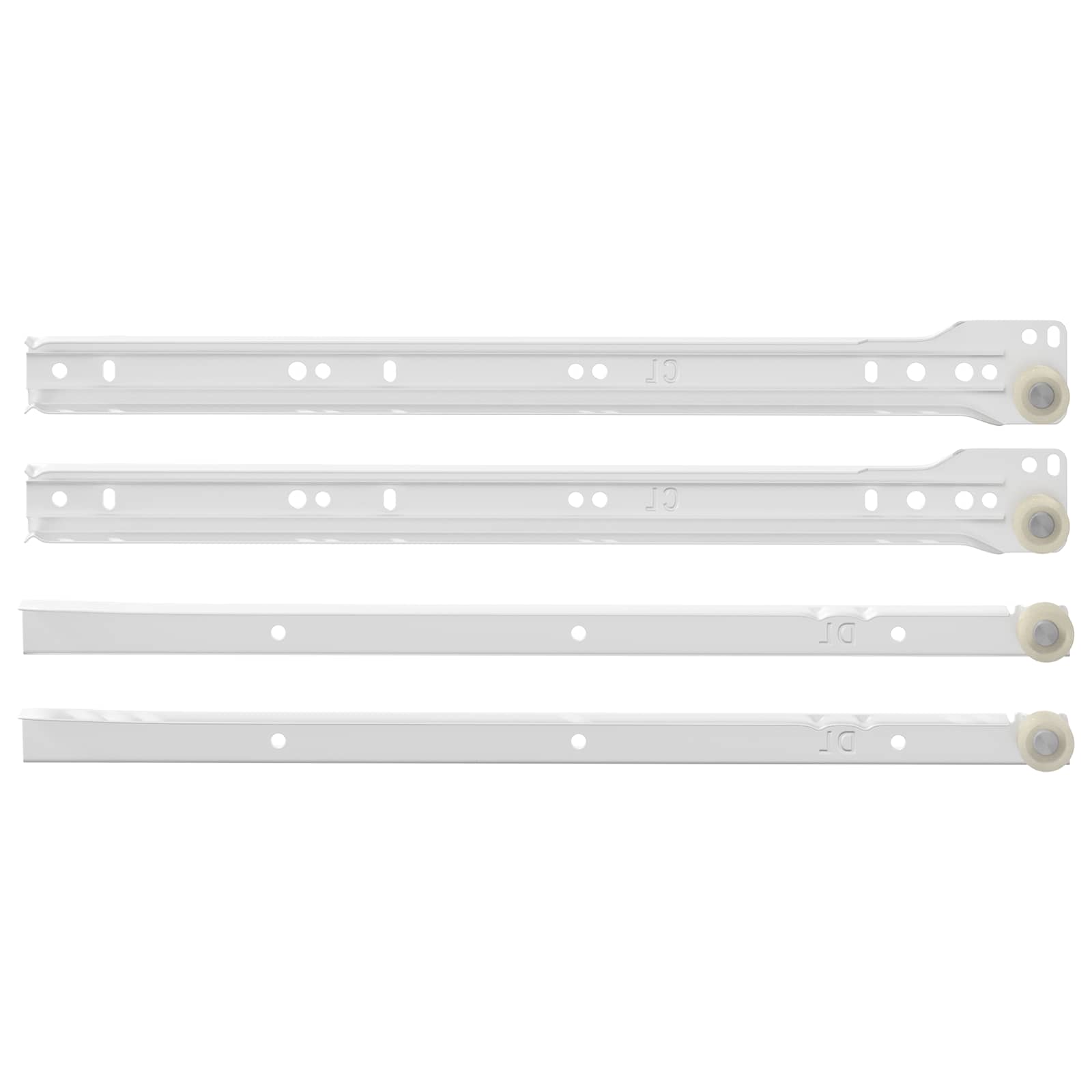 Laatikkosanka 2 Pcs Valkoinen 350 Mm Teräs