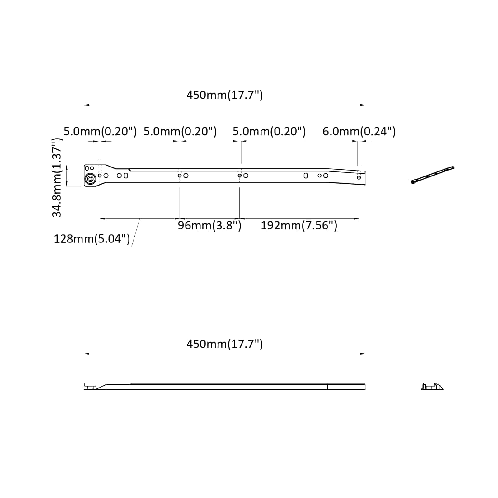 Laatikkosanka 12 Pcs Valkoinen 450 Mm Teräs