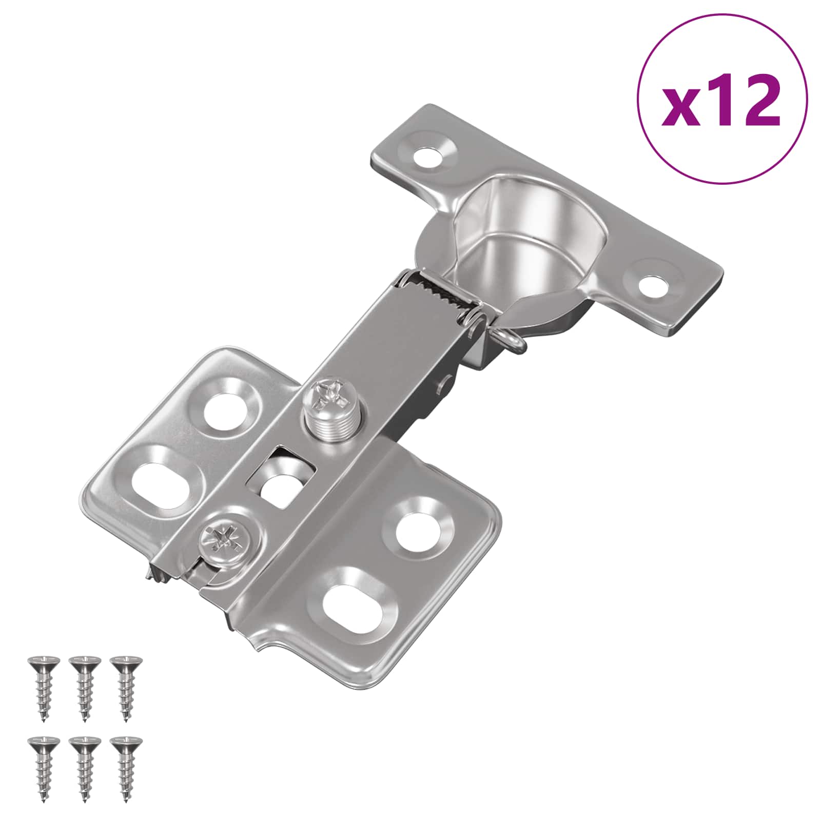Sarana 12 Pcs Nikkeli 85 X 52,5 X 9,5 Mm Rauta