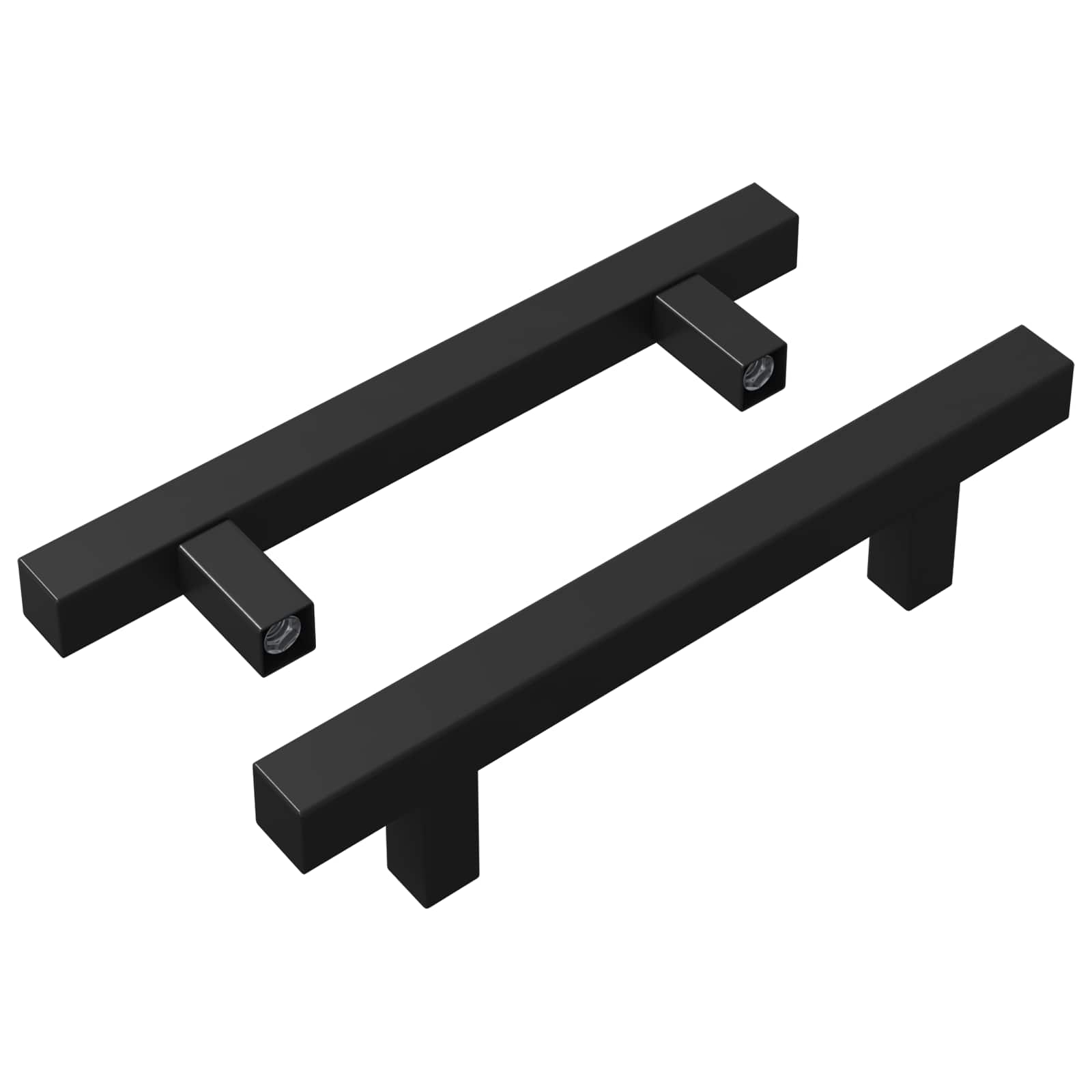 Kaappikahva 2 Pcs Musta 150 X 12,3 X 35,2 Mm Ruostumaton Teräs