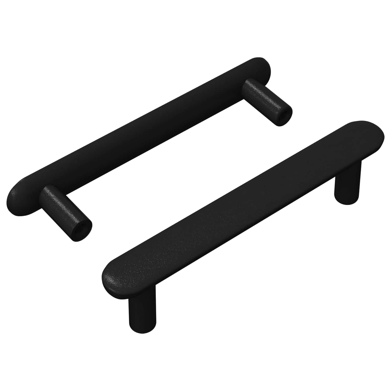Kaappikahva 2 Pcs Musta 121 X 16.6 X 28.3 Mm Rauta