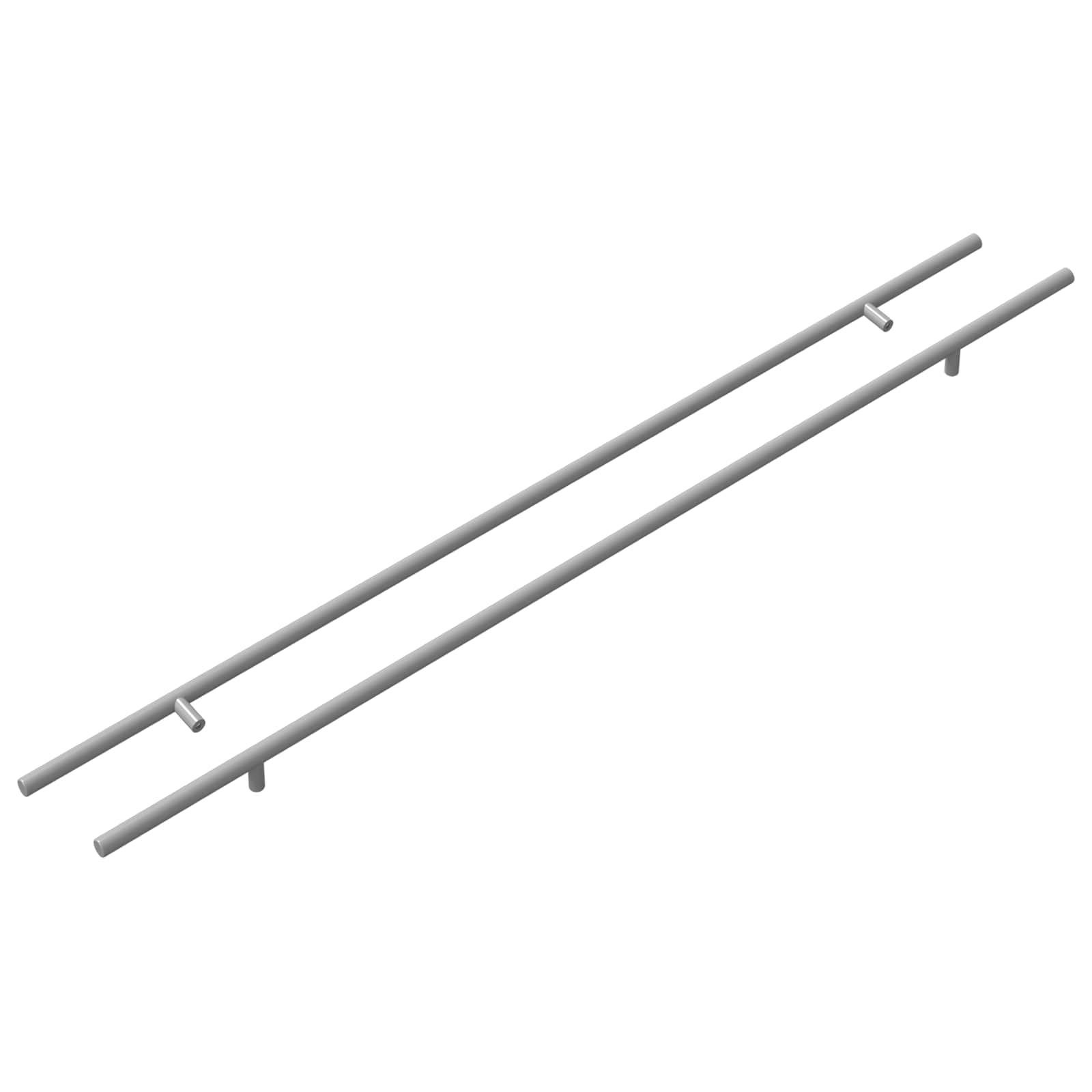 Kaappikahva 2 Pcs Hopea 800 Mm Ruostumaton Teräs