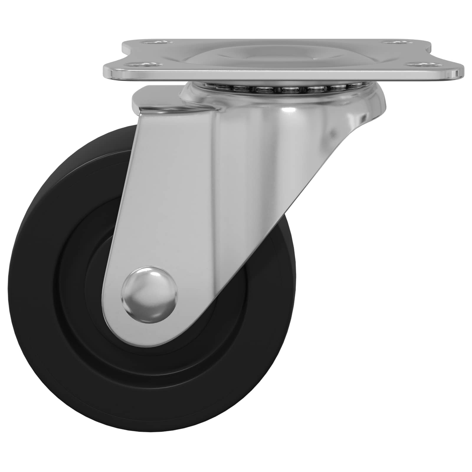 Kääntöpyörä 12 Pcs Hopea 60 X 60 X 50 Mm Rautaa Ja Nailonia