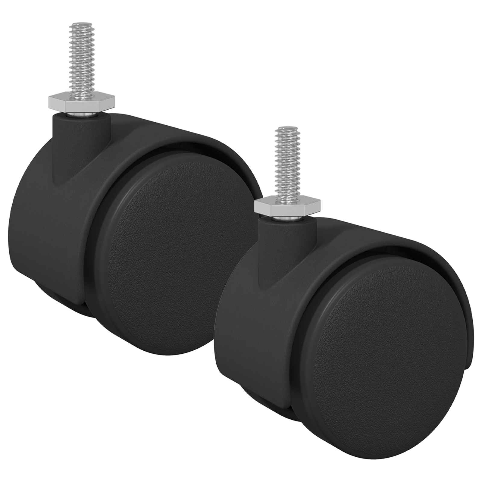 Kierre 2 Pcs Mustaa Ja Hopeaa 40,1 X 40,1 X 37,8 Mm Rauta Ja Pp