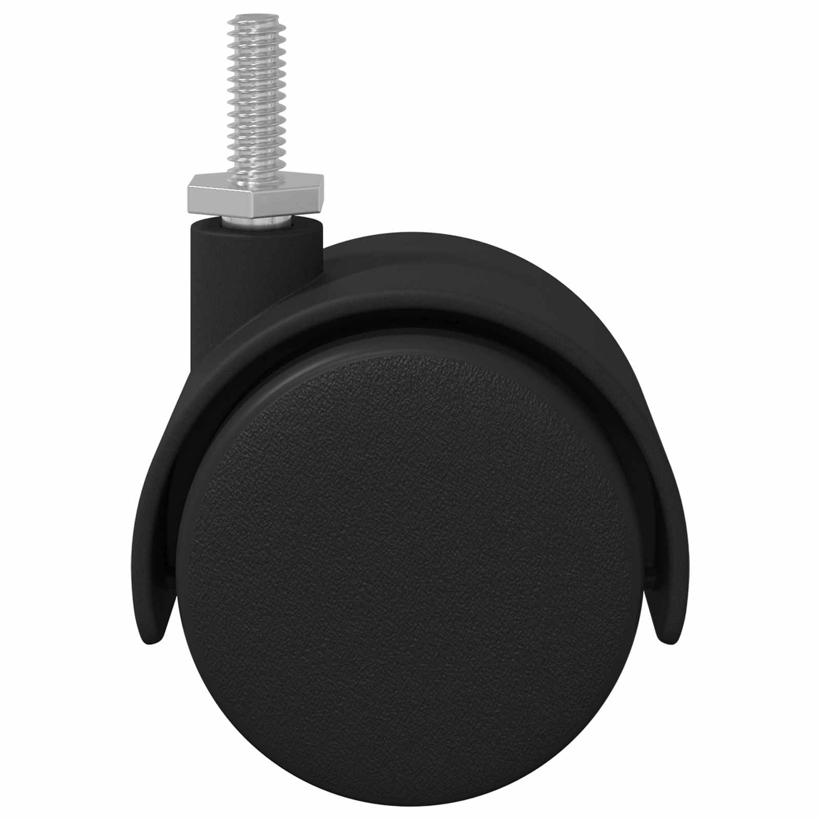 Pyörät 2 Pcs Musta 40,1 X 37,8 Mm Pp Ja Rauta