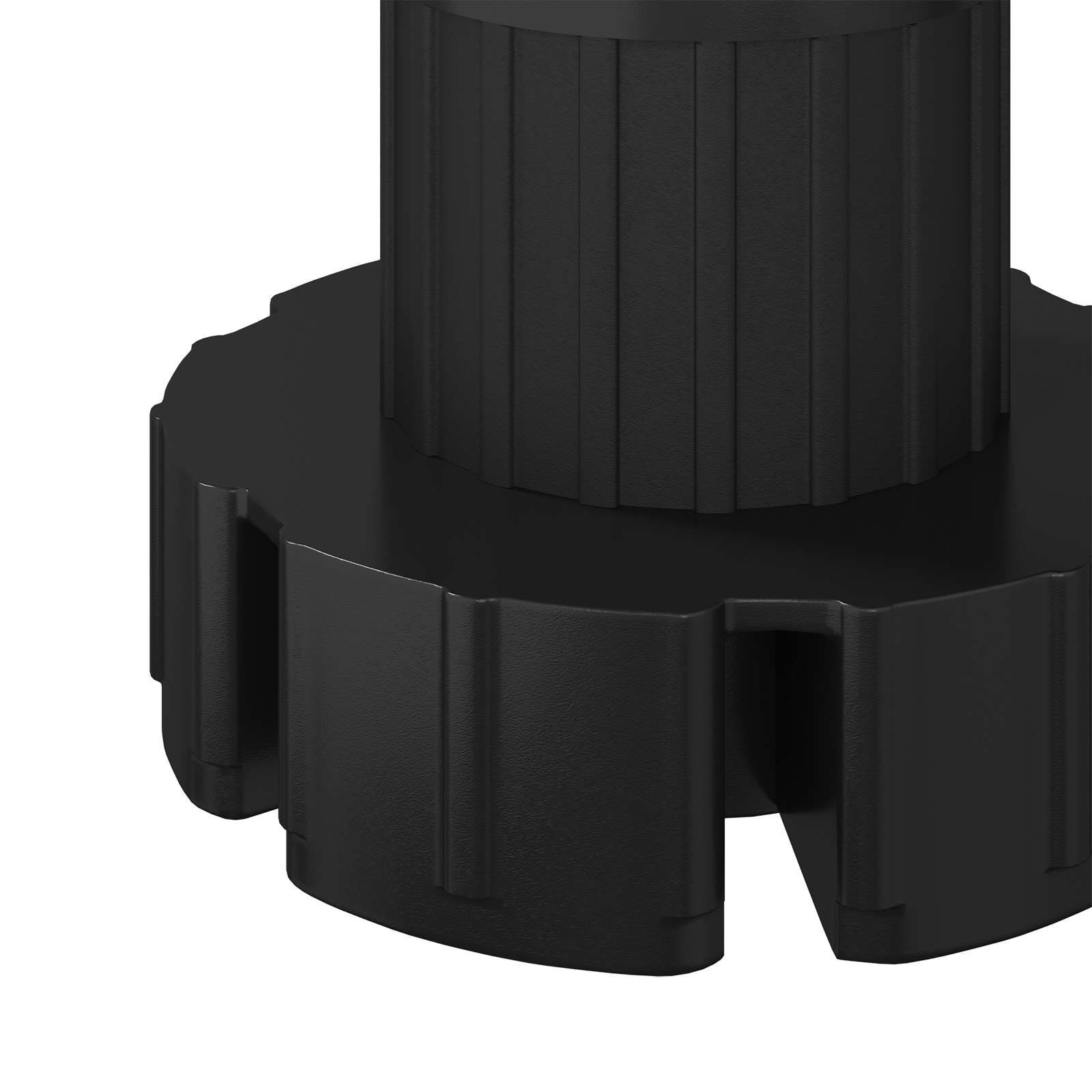 Huonekalujalat Säädettävä 2 Pcs Musta 46 X 46 X 128 Mm Pp