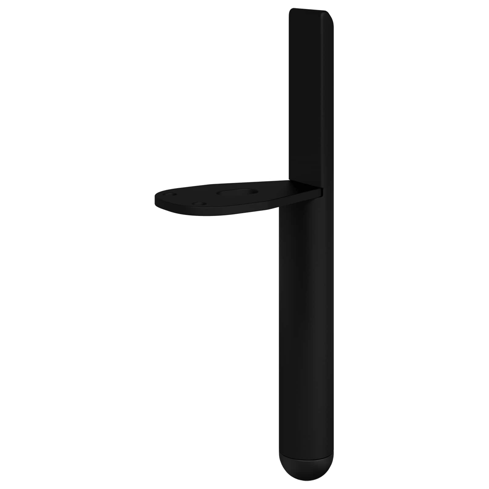 Huonekalujalat 12 Pcs Musta 66 X 36 X 160 Mm Rauta