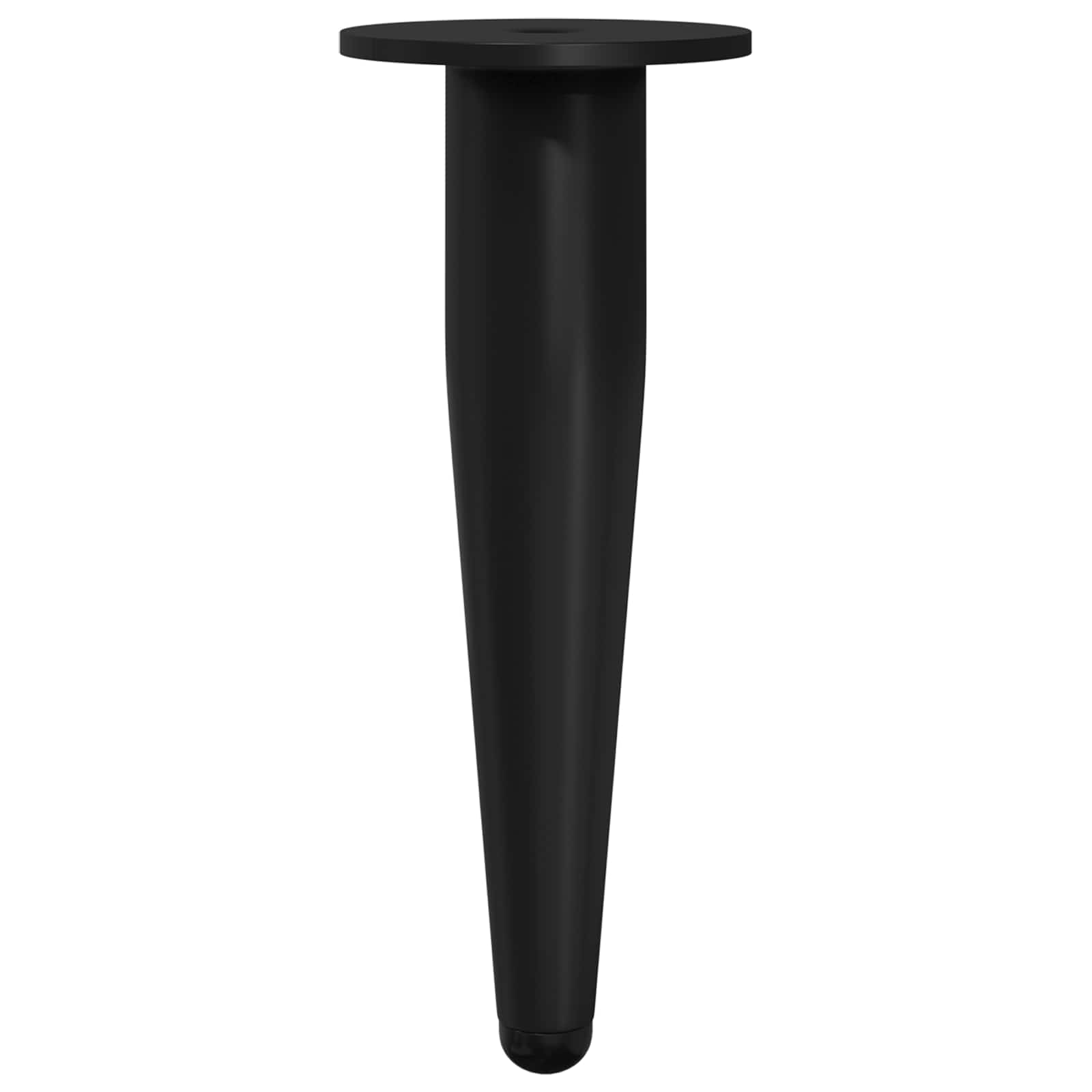 Huonekalujalat 12 Pcs Musta Ø 40 X 98 Mm Rauta
