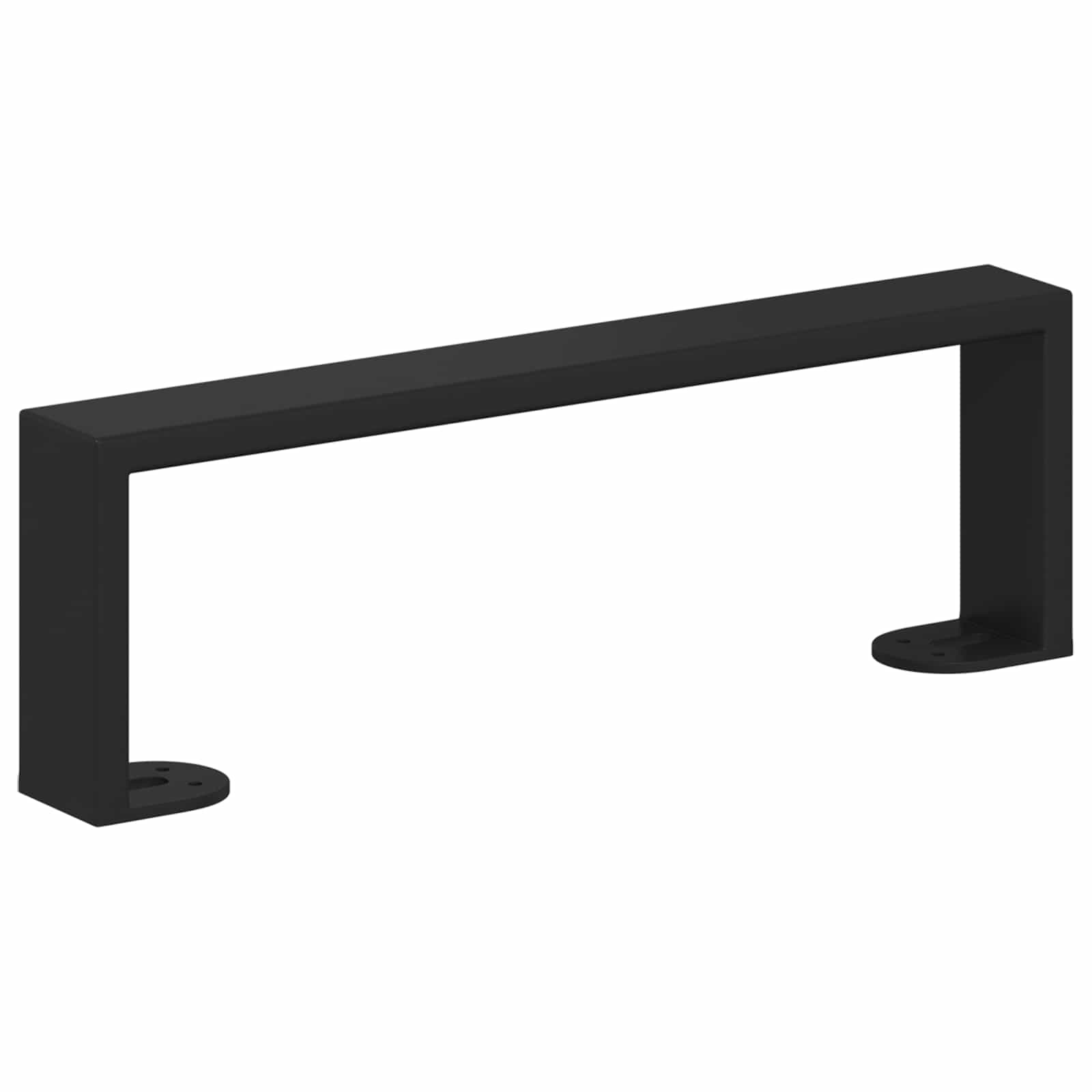 Huonekalujalat 12 Pcs Musta 311 X 40,5 X 100 Mm Rauta