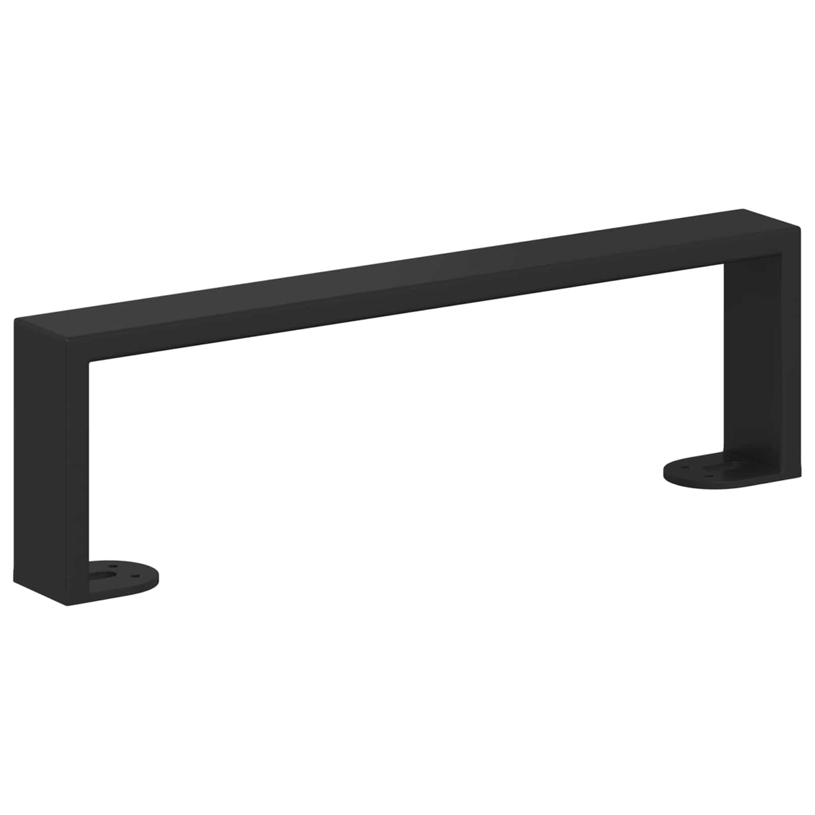 Huonekalujalat 12 Pcs Musta 341 X 40,5 X 100 Mm Rauta