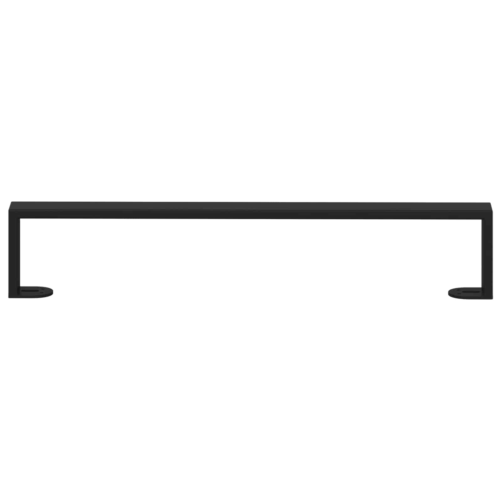 Huonekalujalat 12 Pcs Musta 546 X 40,5 X 100 Mm Rauta
