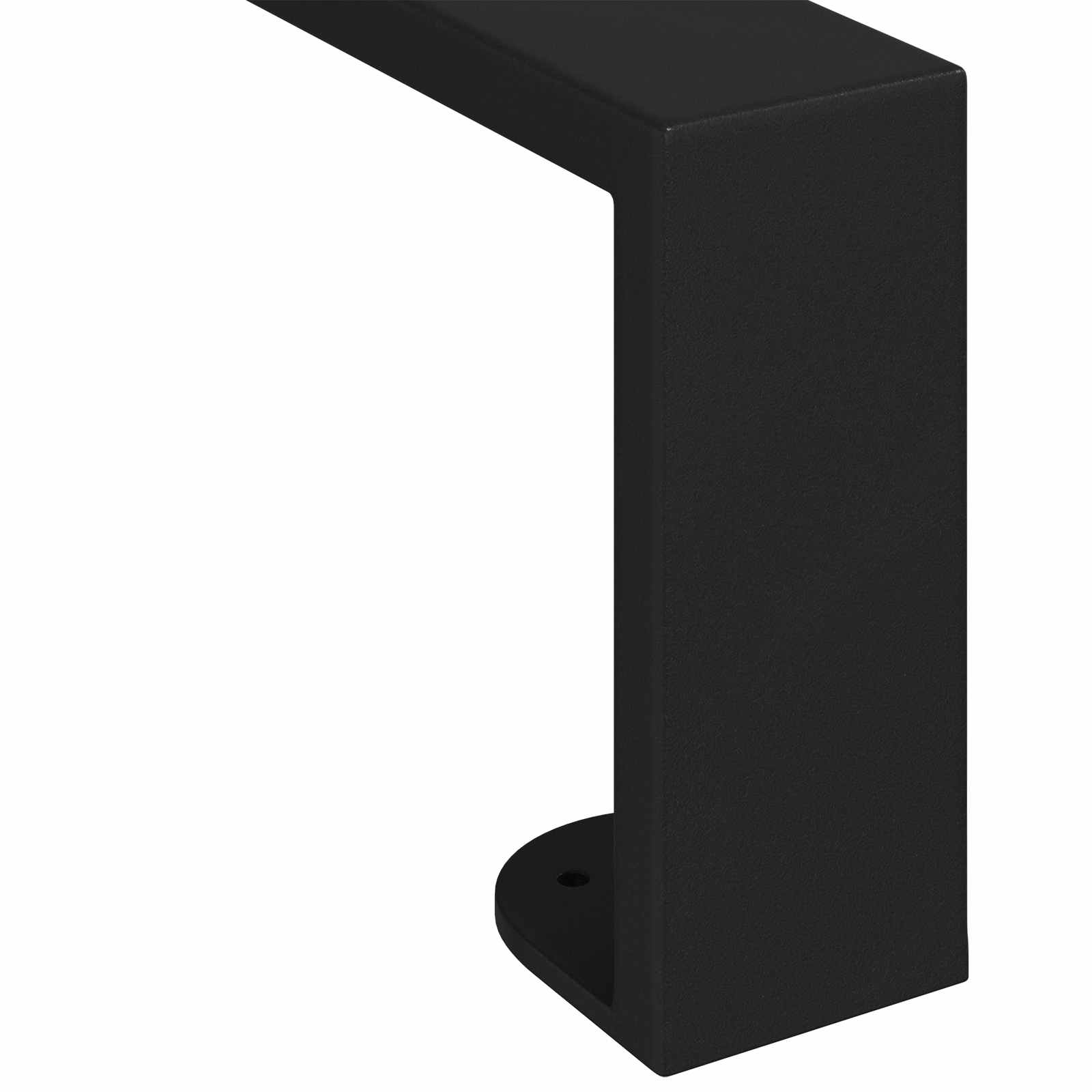 Huonekalujalat 12 Pcs Musta 596 X 40,5 X 100 Mm Rauta