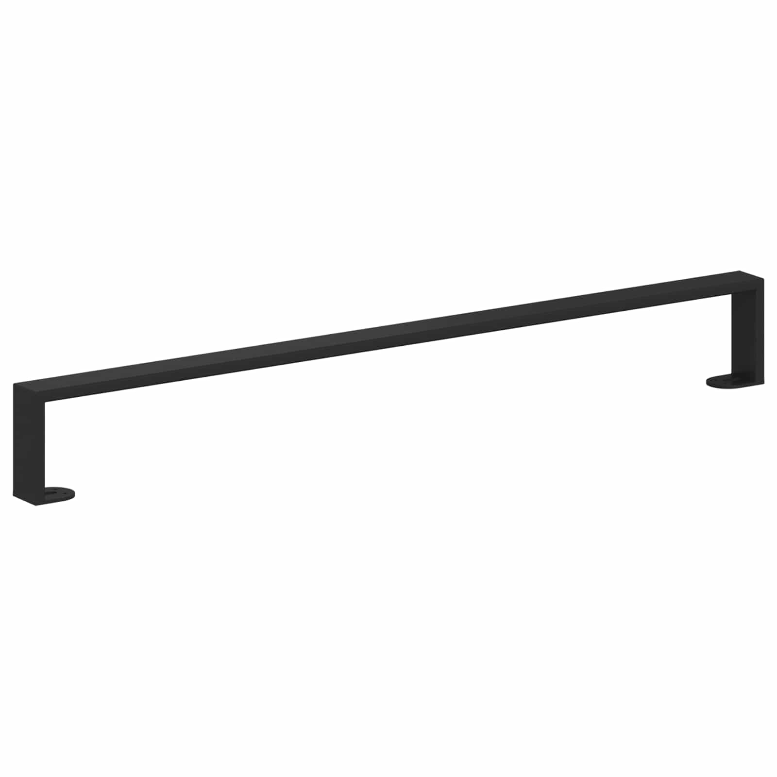 Huonekalujalat 12 Pcs Musta 796 X 40,5 X 100 Mm Rauta