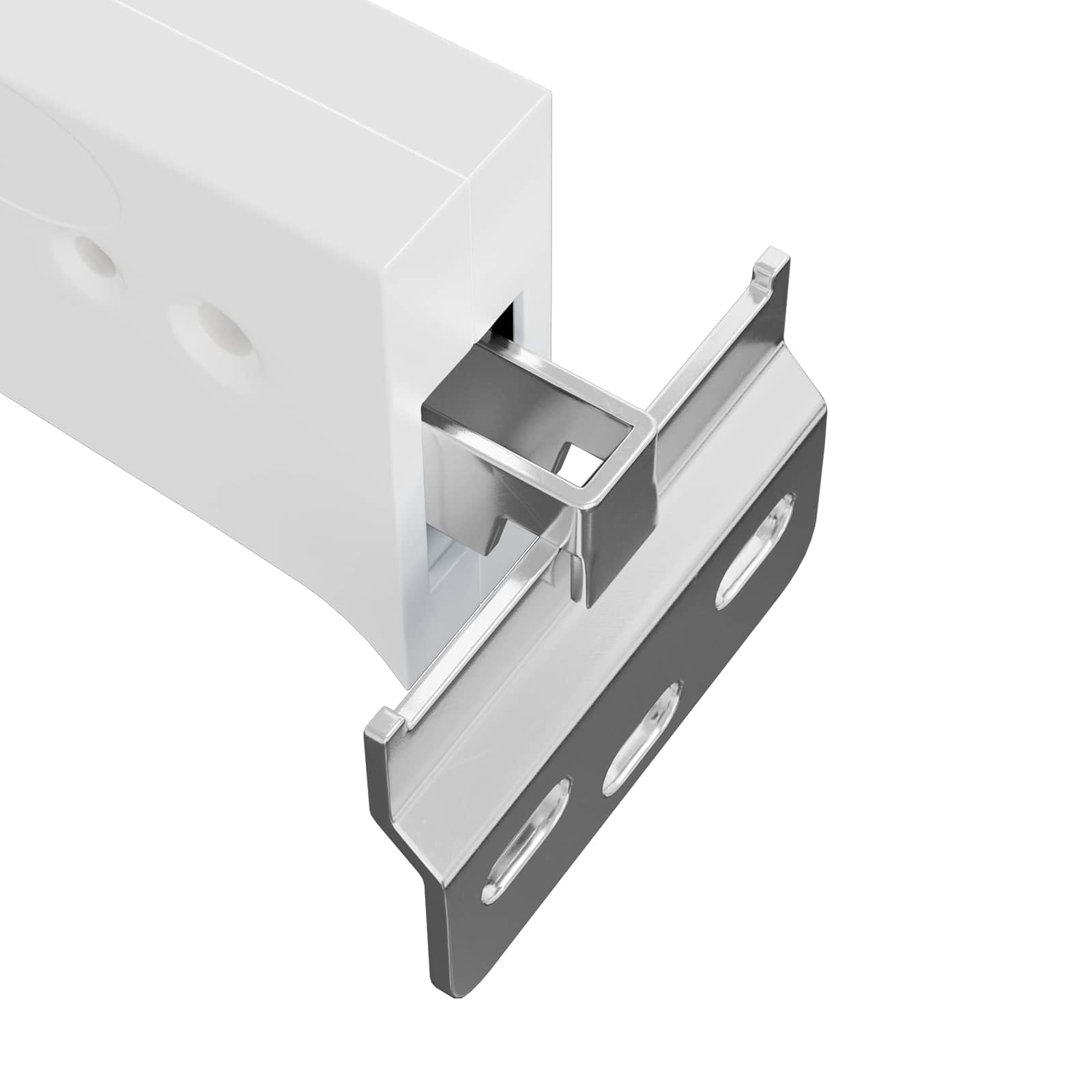 Kaapin Ripustuskiinnike 2 Pcs Valkoinen 70 X 48 X 19 Mm