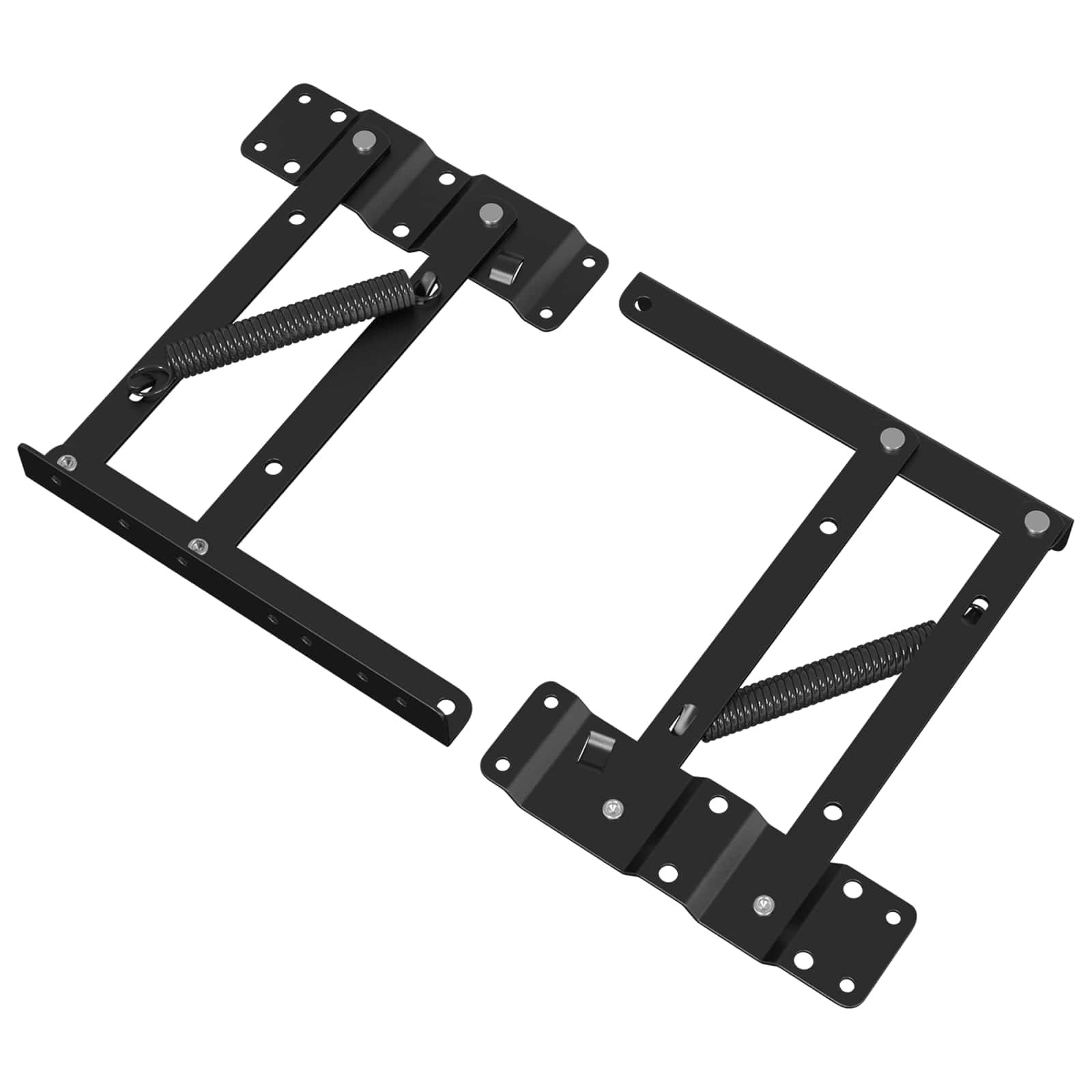 Sängyn Nostomekanismi 2 Pcs Musta 340 X 95 X 40 Mm Rauta