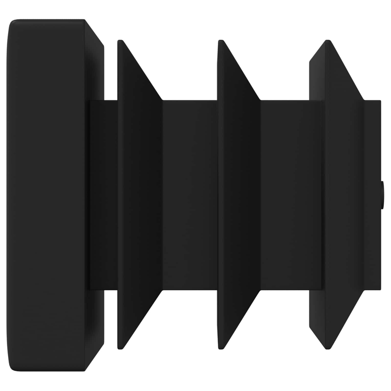 Päätykorkit 2 Pcs Musta 15 X 15 X 15 Mm Pp