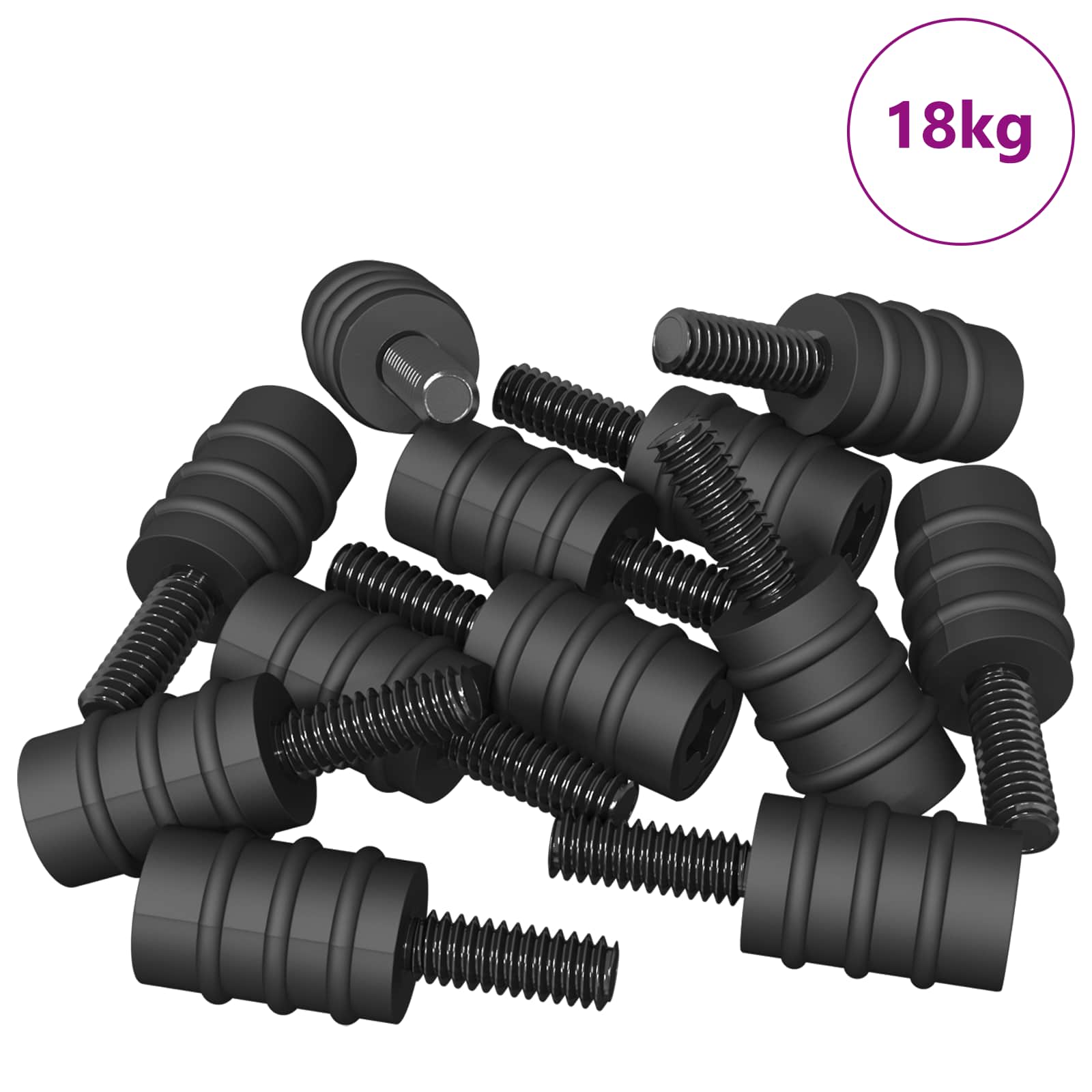 Etäisyyssiru 4865 Pcs Musta M4 Kumi Ja Teräs