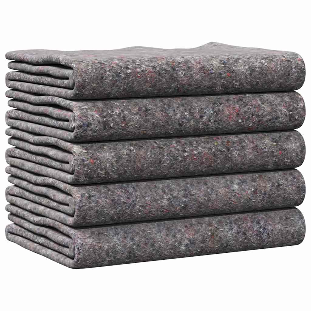 Siirtovehko 5 Pcs Harmaa 5Ft King Size Kangas