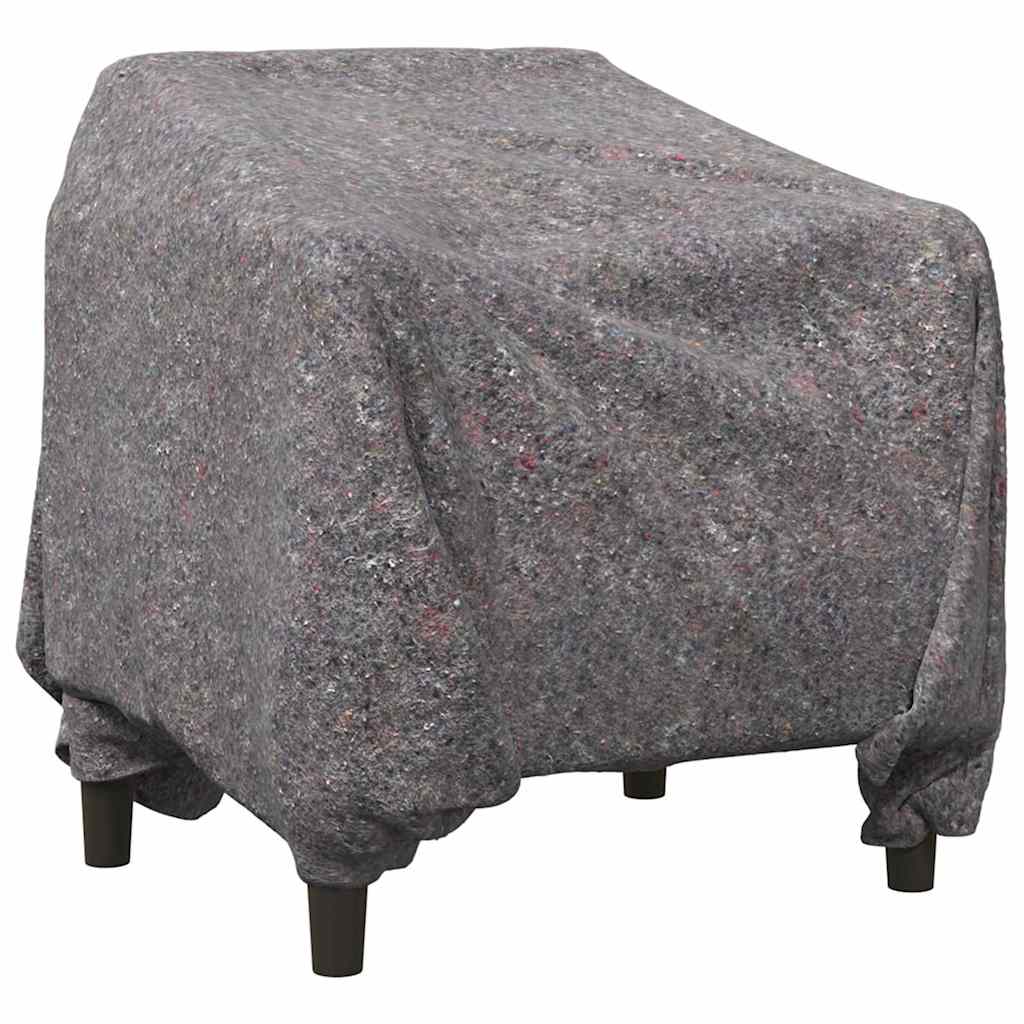 Siirtovehko 10 Pcs Harmaa 5Ft King Size Kangas