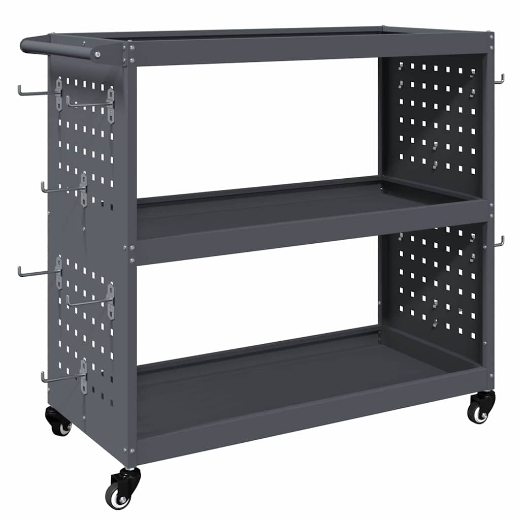 Työkalukärry Antrasiitti 75 X 35 X 73 Cm Kylmävalssattu Teräs
