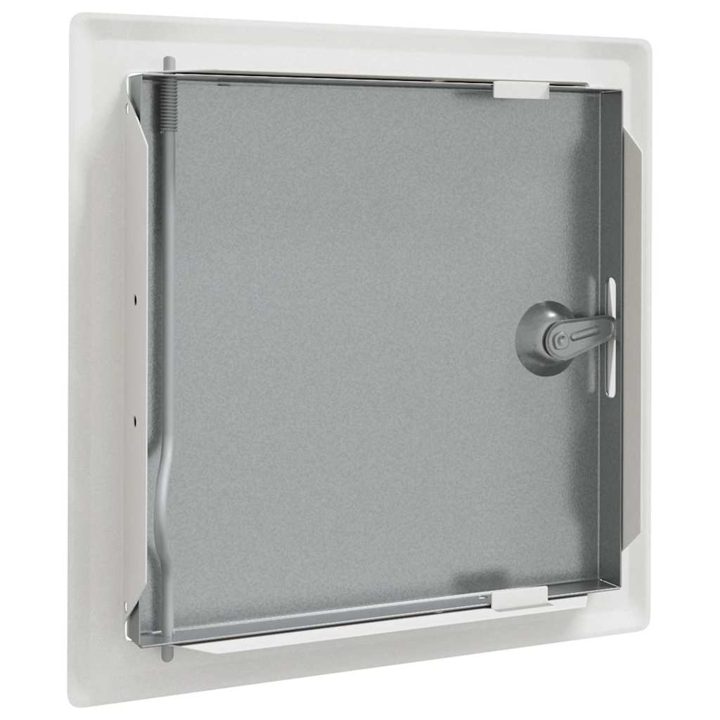 Access Panel 2 Pcs Valkoinen 23 X 23 X 3 Cm Teräs