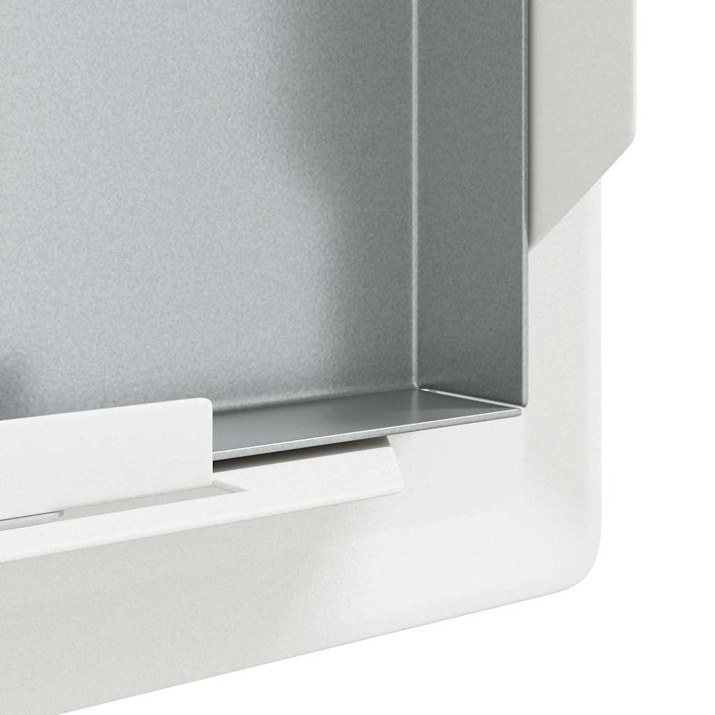 Access Panel 2 Pcs Valkoinen 23 X 23 X 3 Cm Teräs