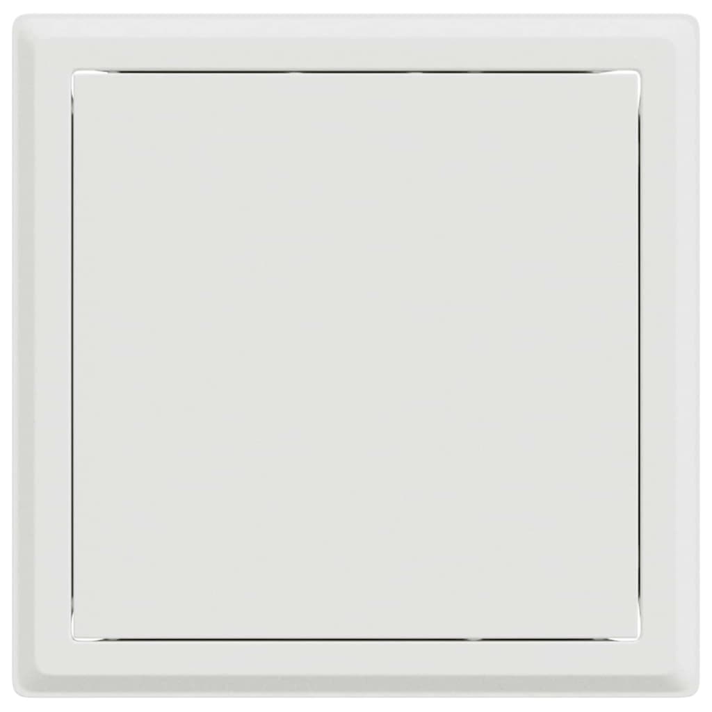 Access Panel 2 Pcs Valkoinen 23 X 23 X 3 Cm Teräs