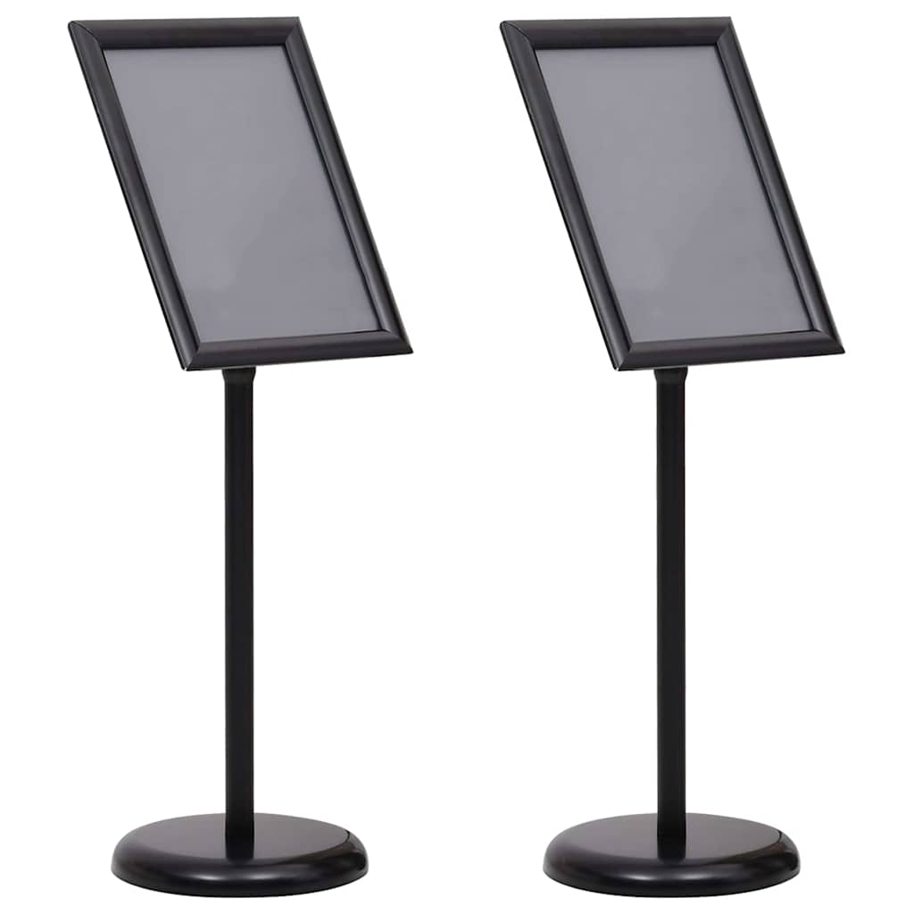 Julistejalustat 2 Pcs 32.7 X 24 X 108 Cm Alumiini