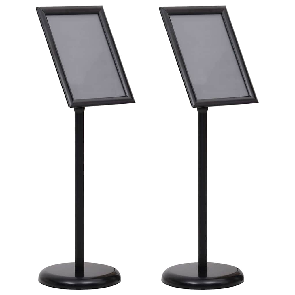 Julistejalustat 2 Pcs 32.7 X 24 X 108 Cm Alumiini