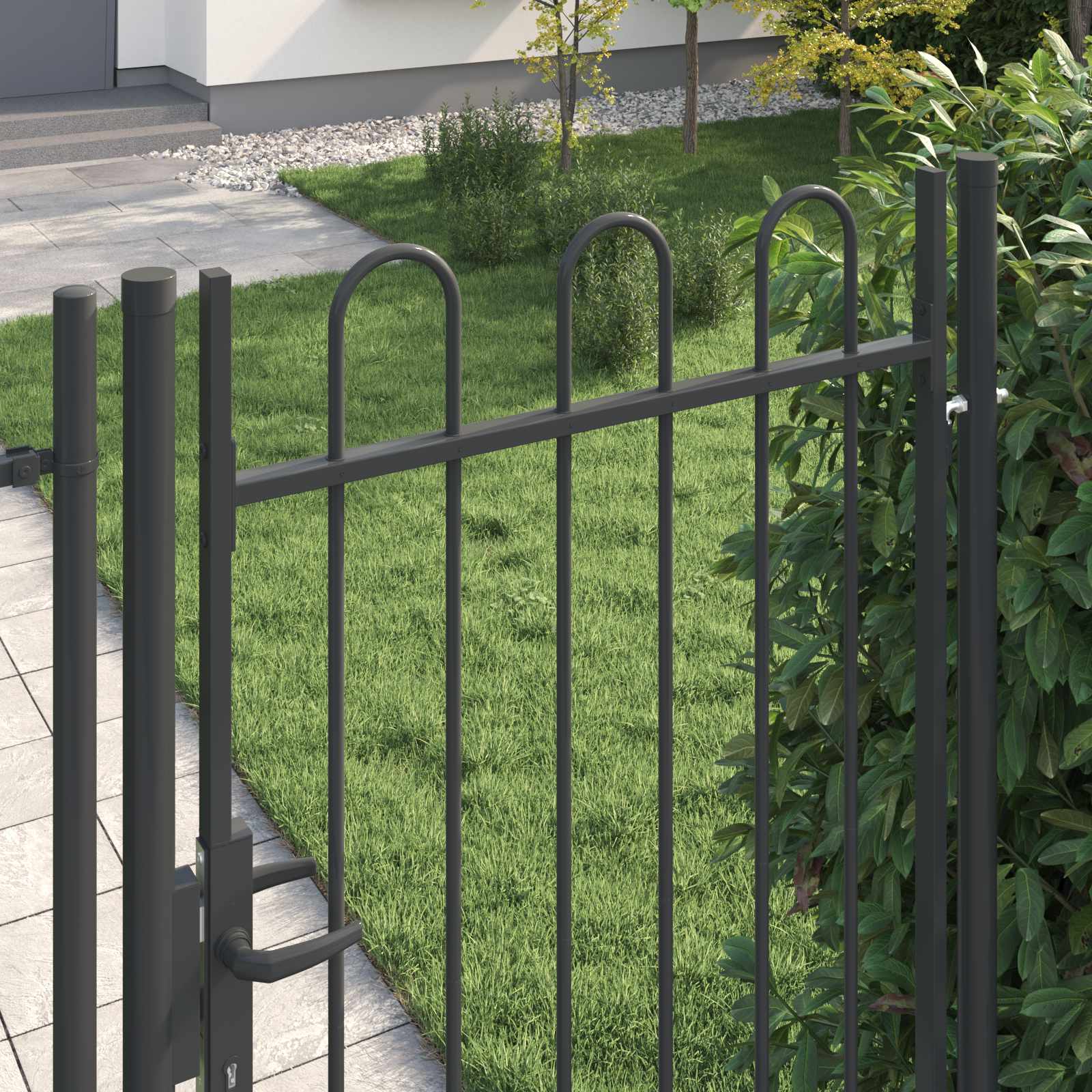 Aitausportti Boxtel 103 X 225 Cm Jauhemaalattu Teräs Harmaa