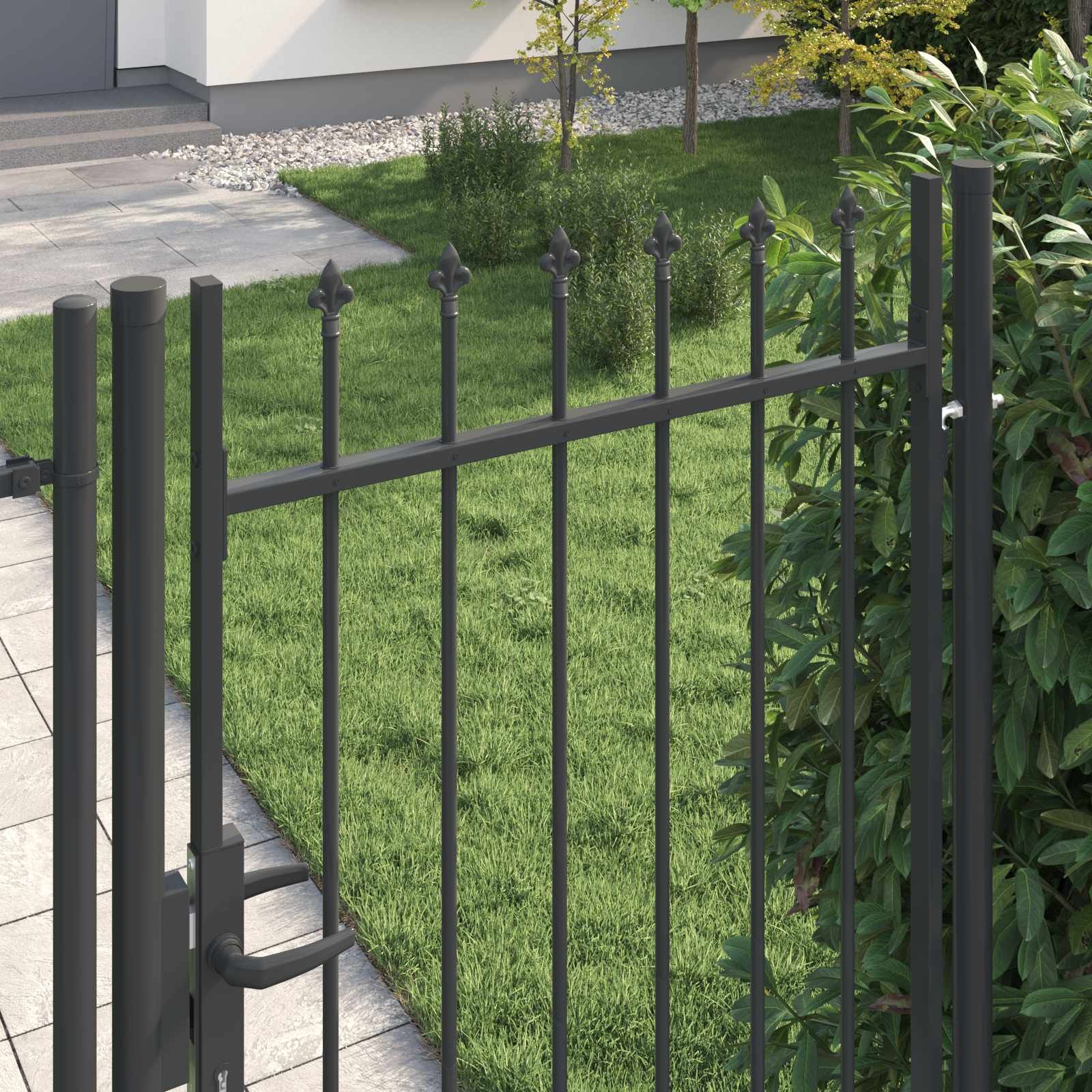Aitausportti Boxtel 103 X 250 Cm Jauhemaalattu Teräs Harmaa