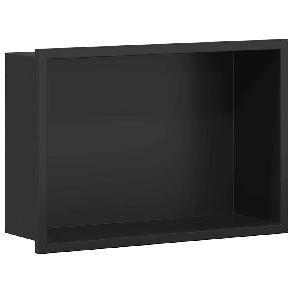 Suihkukuoppa Musta 30 X 20 X 9,5 Cm Ruostumaton Teräs