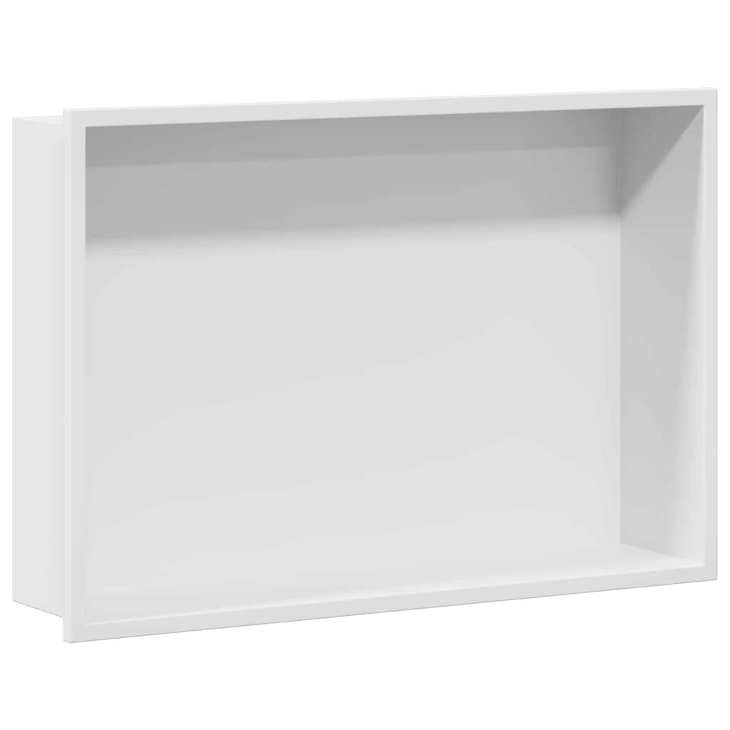 Suihkukuoppa Valkoinen 45 X 30 X 9,5 Cm Ruostumaton Teräs