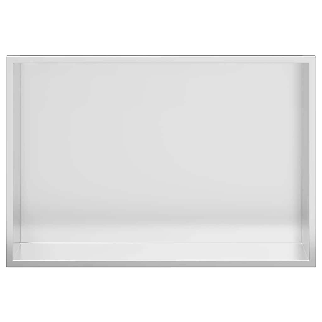 Suihkukuoppa Hopea 45 X 30 X 9,5 Cm Ruostumaton Teräs