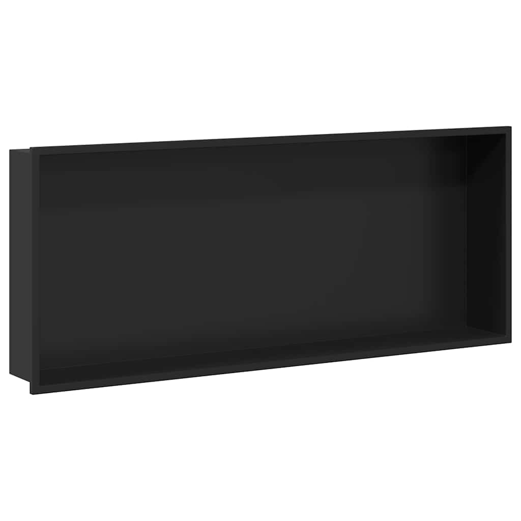 Suihkukuoppa Musta 75 X 30 X 9,5 Cm Ruostumaton Teräs