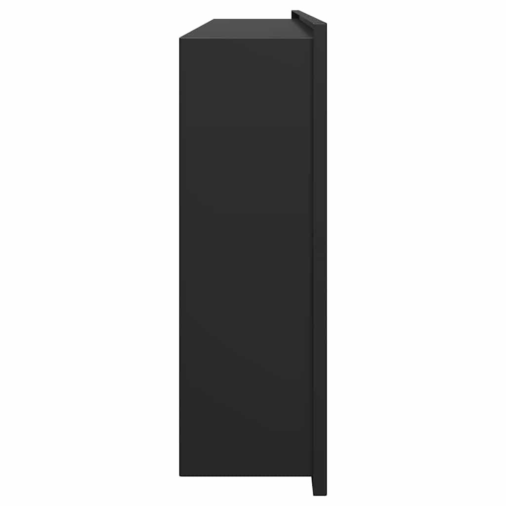 Suihkukuoppa Musta 75 X 30 X 9,5 Cm Ruostumaton Teräs