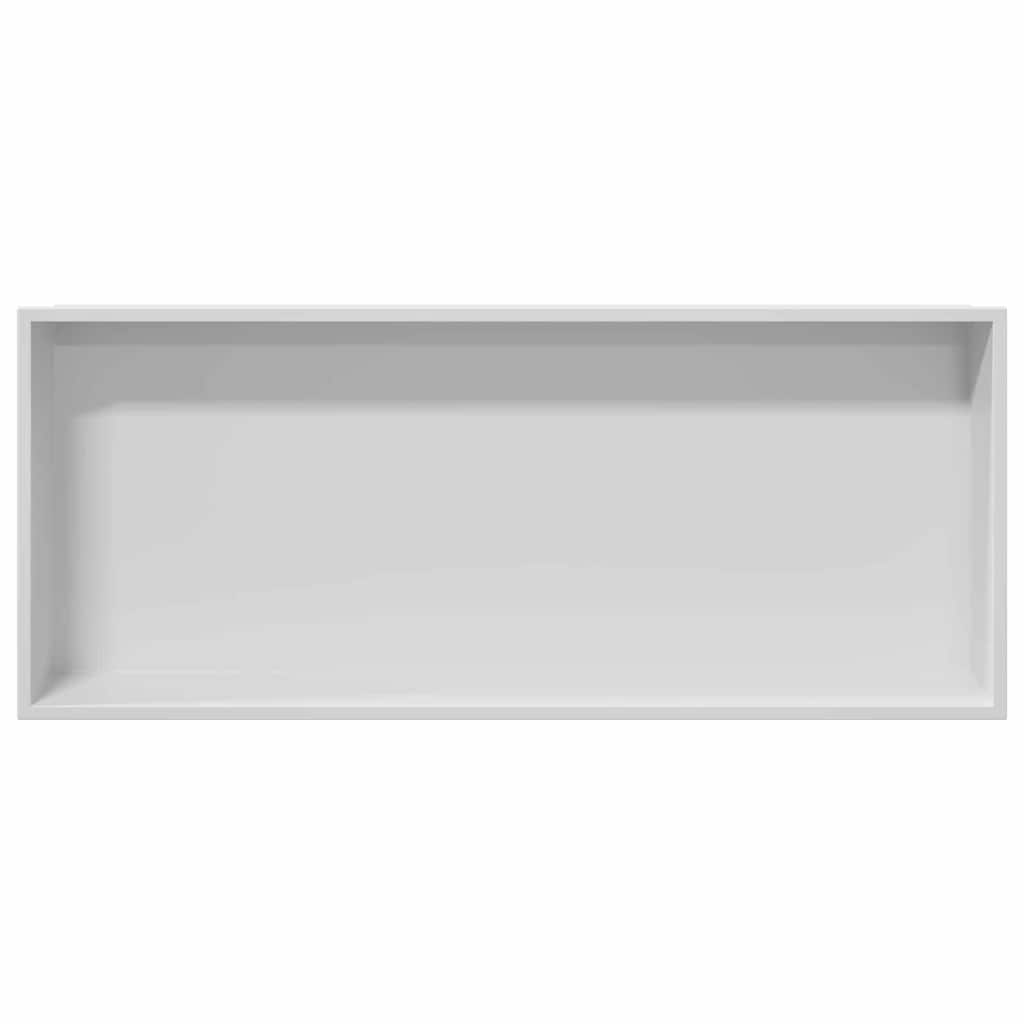 Suihkukuoppa Valkoinen 75 X 30 X 9,5 Cm Ruostumaton Teräs