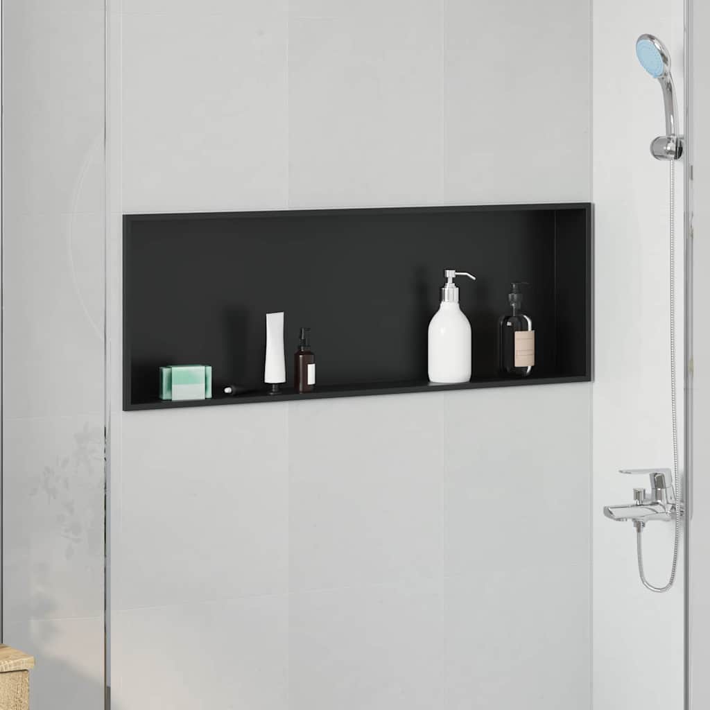 Suihkukuoppa Musta 90 X 30 X 9,5 Cm Ruostumaton Teräs