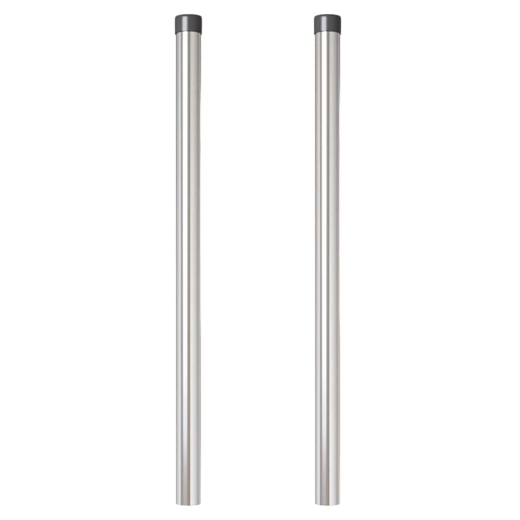Aitalatu 2 Pcs Hopea 90 Cm Jauhemaalattu Teräs