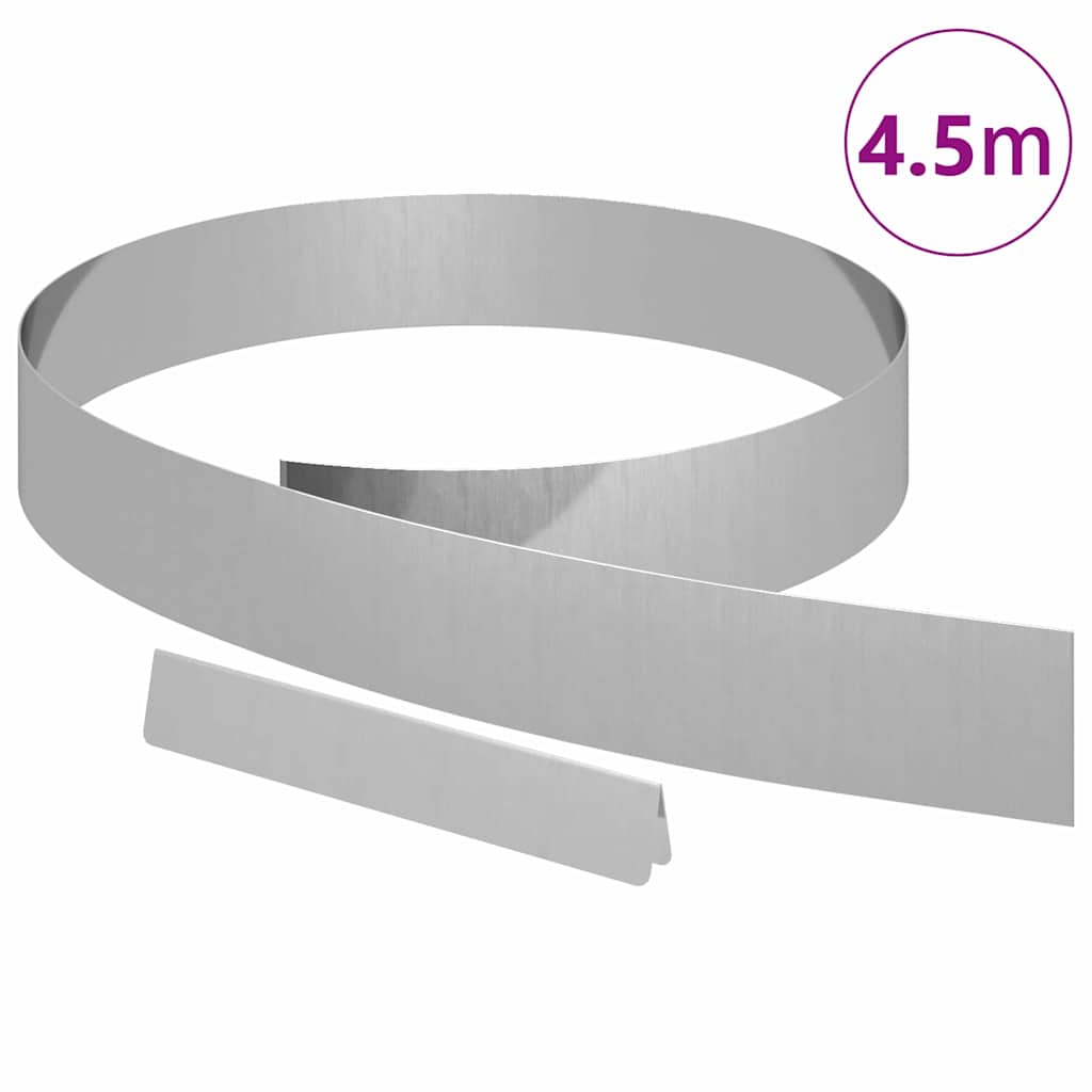 Nurmireunus 450 X 0,05 X 10 Cm Galvanoitu Teräs Hopea