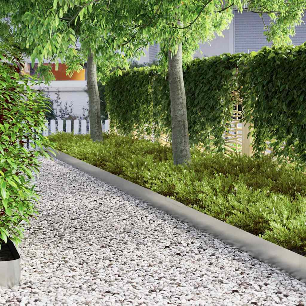 Nurmireunus 4 Pcs 450 X 0.05 X 15 Cm Galvanoitu Teräs Hopea