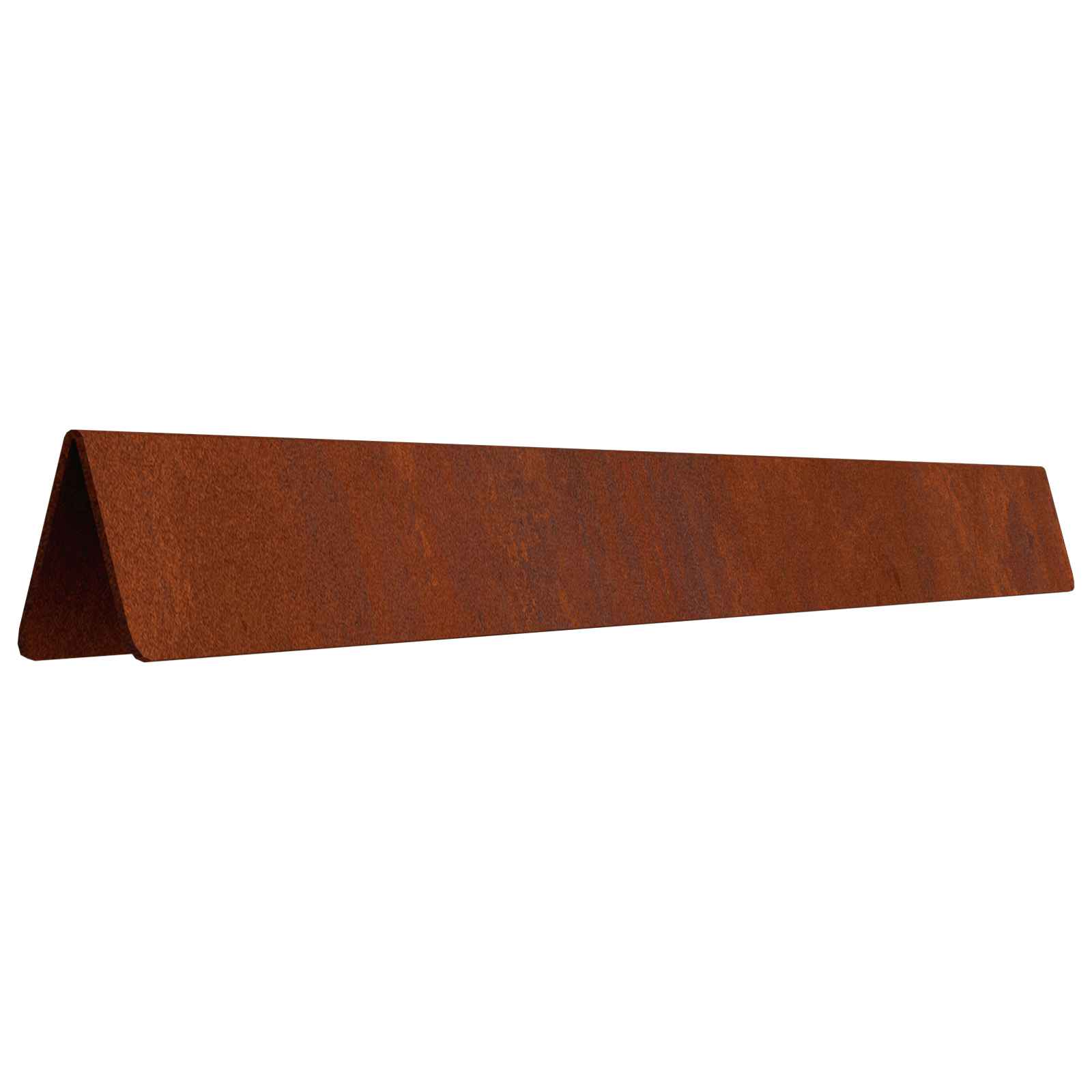 Nurmireunus 450 X 0,05 X 25 Cm Kulunut Teräs Ruosteinen