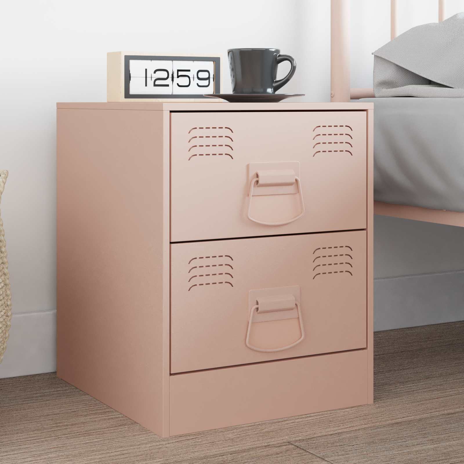 Kaappikahvat 2 Pcs Pinkki 85 X 45 Mm Metalli